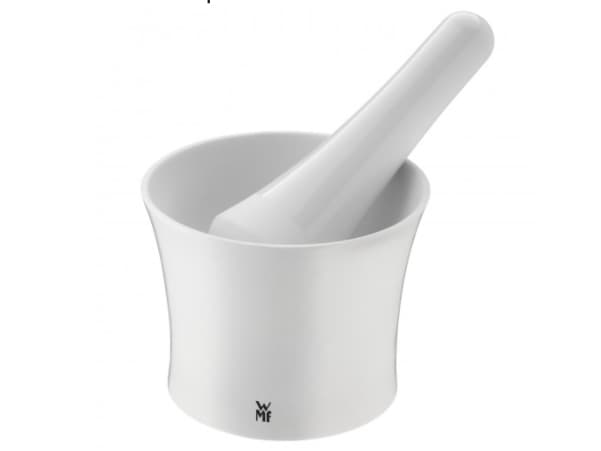 WMF 0645416040, Vit, Porslin, Mortel och mortelstöt, 12 cm, 100 mm, 1 styck