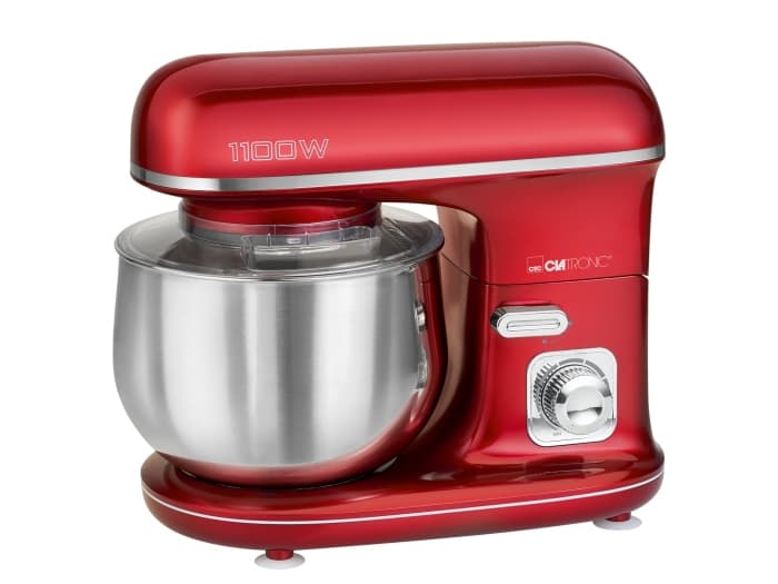 Clatronic KM 3712, 5 l, Röd, 3 kg, Rostfritt stål, 1100 W, 220 - 240 V