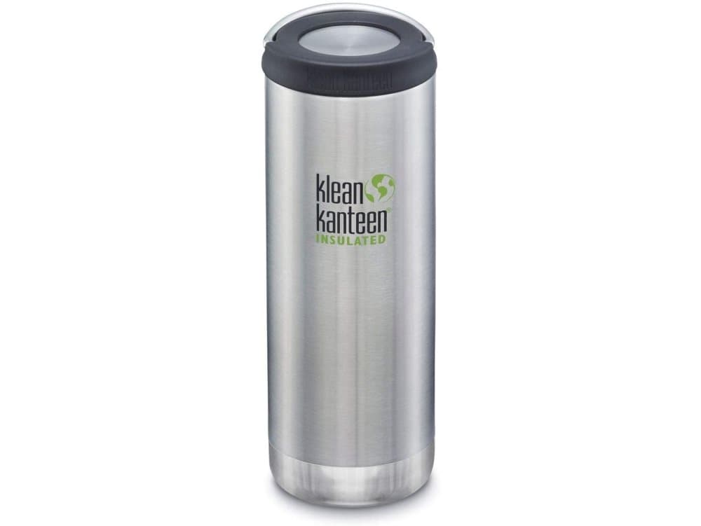 Klean Kanteen drinking bottle TKWide vacuum insulated 355ml, with café cap (stainless steel)