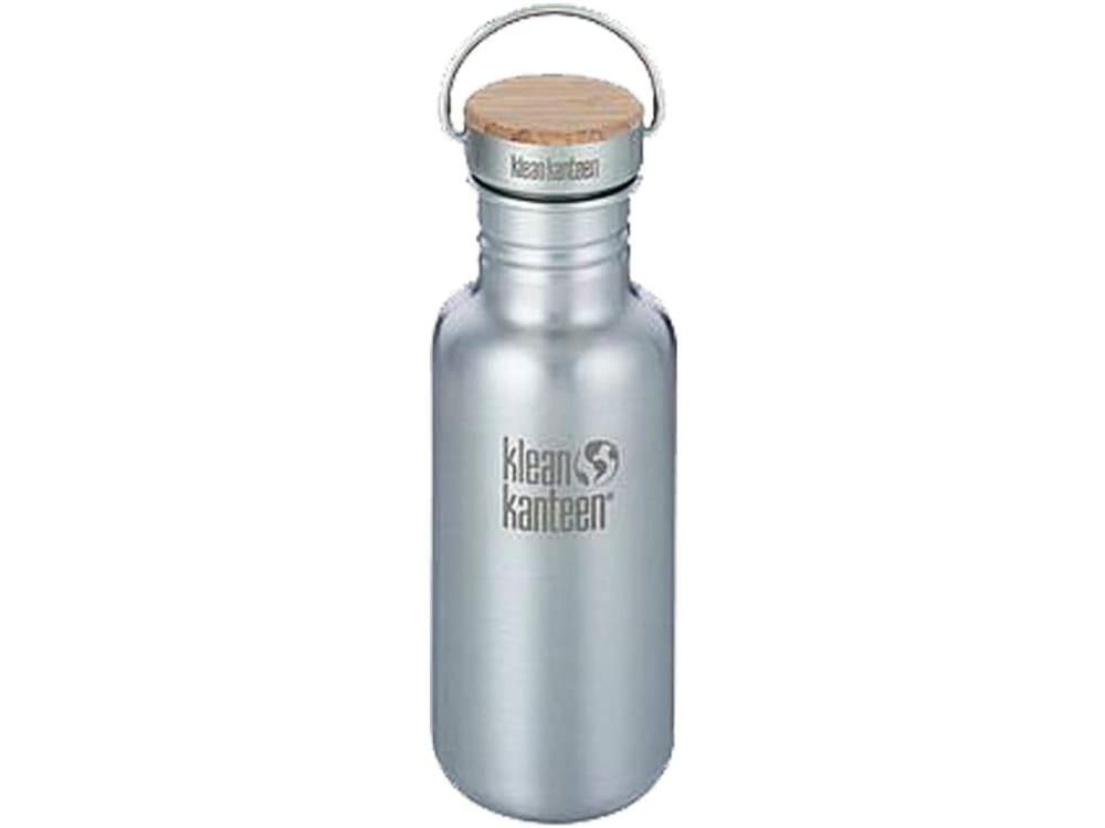 Klean Kanteen water bottle Reflect 532ml, with BAMBOO CAP (stainless steel, matt)