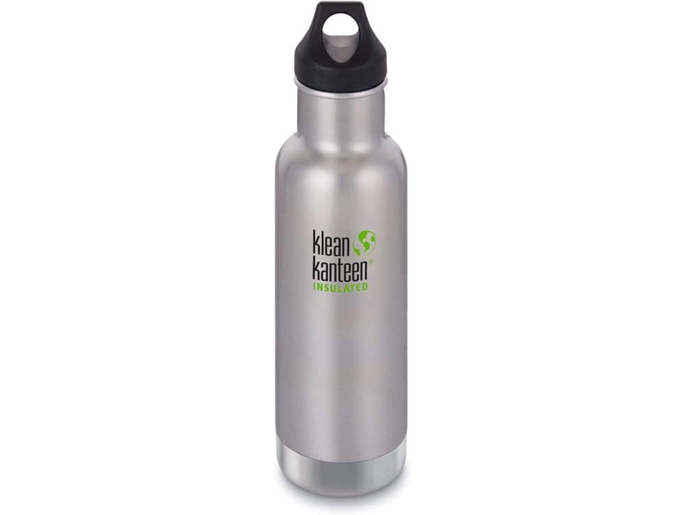 Klean Kanteen Classic Bottle vacuum-insulated 592ml, with LOOP CAP (stainless steel, double-walled)