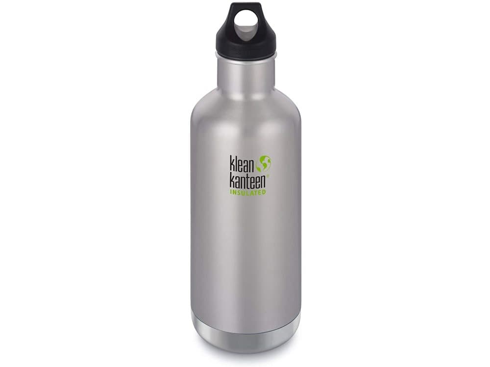 Klean Kanteen Classic Bottle vacuum-insulated 946ml, with LOOP CAP (stainless steel, double-walled)