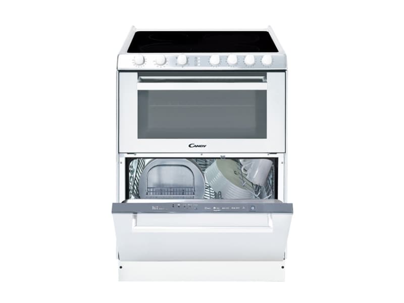 Candy Trio 9503/1 W, Elektrisk ugn, 41 l, A, 4 zone(s), Vit, 600 mm