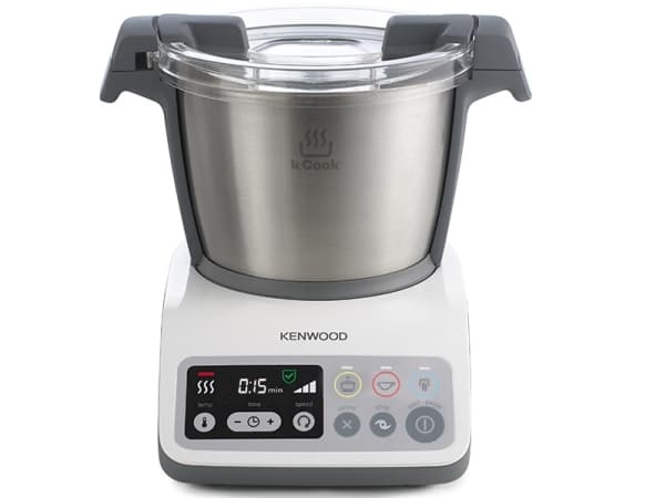 Kenwood CCC200WH, 1,5 L, 800 W, Harmaa, Valkoinen, Metalli, Muovi, Ruostumaton teräs, Kosketus