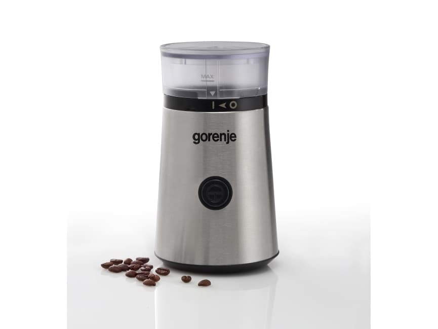 Gorenje Coffee grinder SMK150E 150 W, Coffee beans capacity 60 g, Lid safety switch, Stainless steel