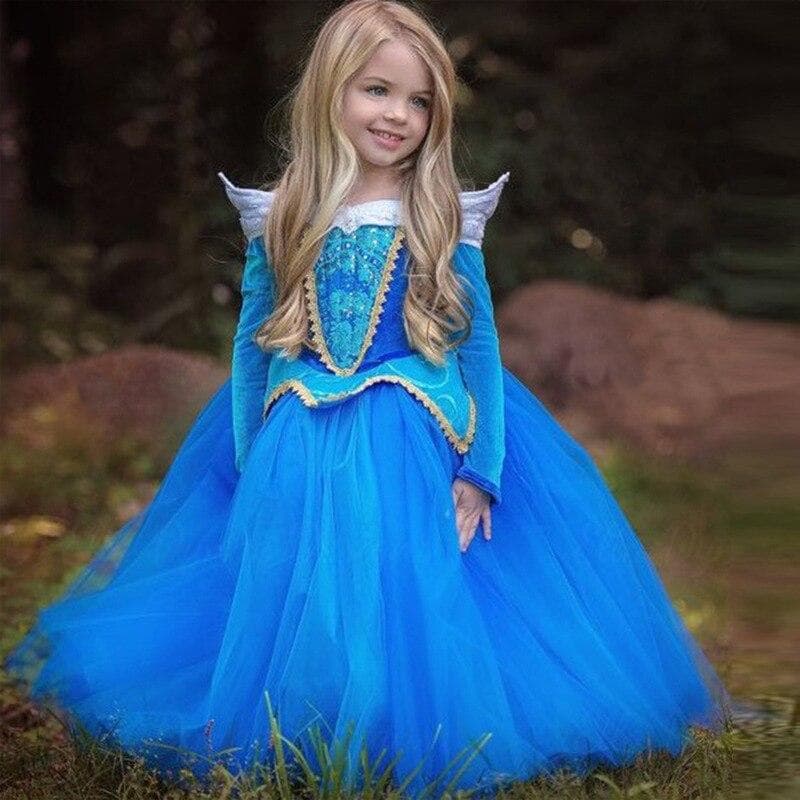 Disney prinsessa Törnrosa, klänning barn strl.4