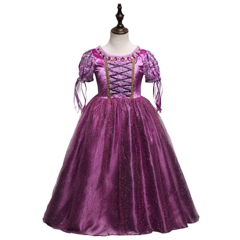 Disney prinsessa Rapunzel, klänning barn strl.8