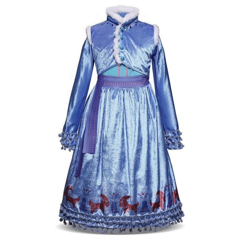 Frost Elsa Anna, klänning barn strl.6