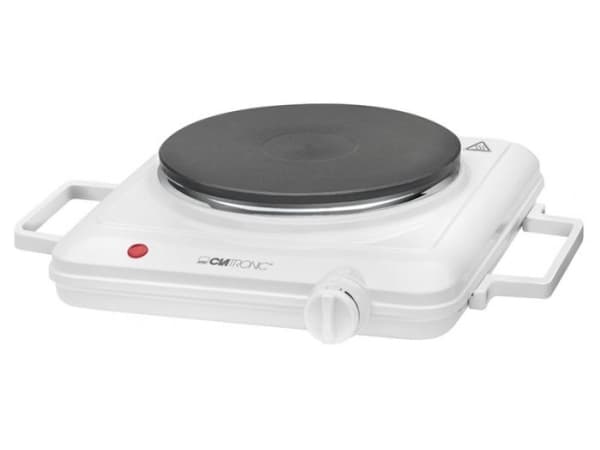 Clatronic EKP 3582, Vit, Bänkdiskmaskin, Gjutjärnsplatta, 1 zone(s), 1 zone(s), 1500 W