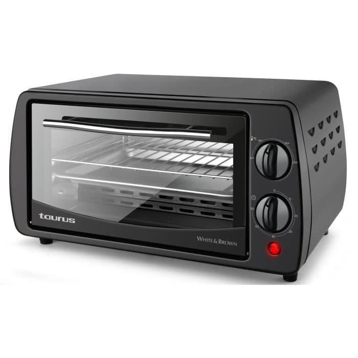 TAURUS Horizon 9-Mini Oven-9 L-800 W-Traditional Kitchen, Sole and Vault-Black