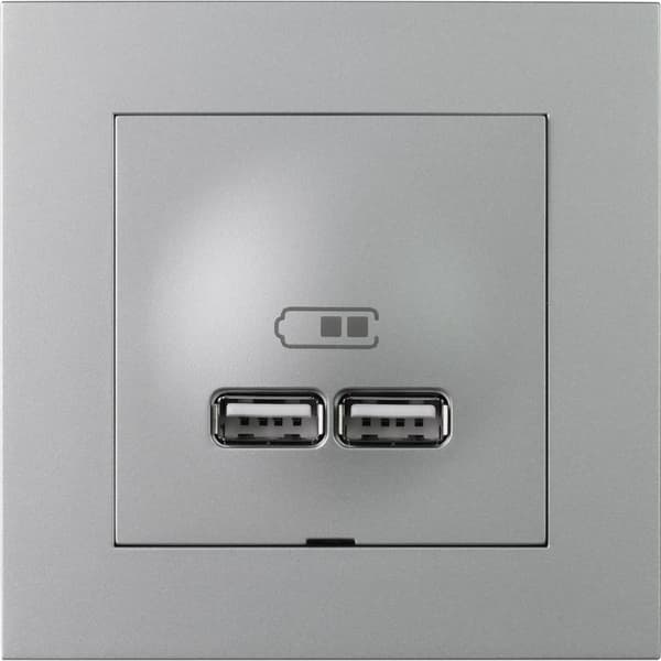 Plus USB lader 2,1A I ALU