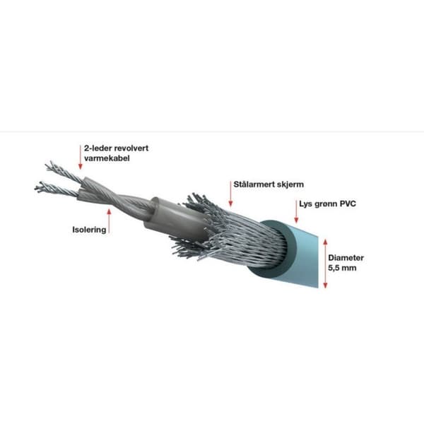 ØS Varmekabel 30-21 16W/m 2300W 144m