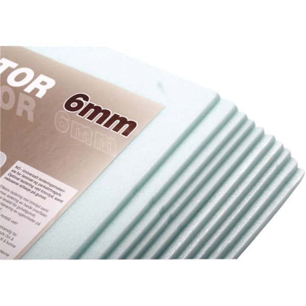Reflektorplate Flexwatt 6mm Grønn 120x50 cm. 0,6m² Varmecom.