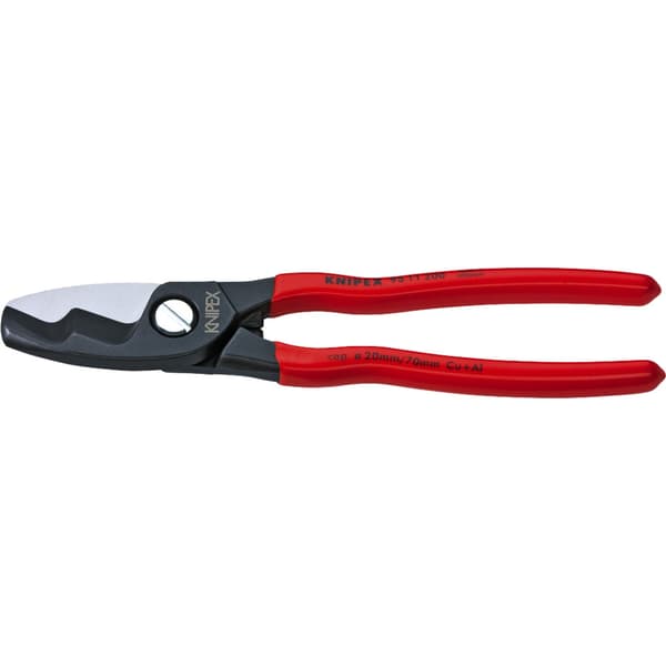 Knipex Kabelkutter Dobbelskjær 200mm 70mm²