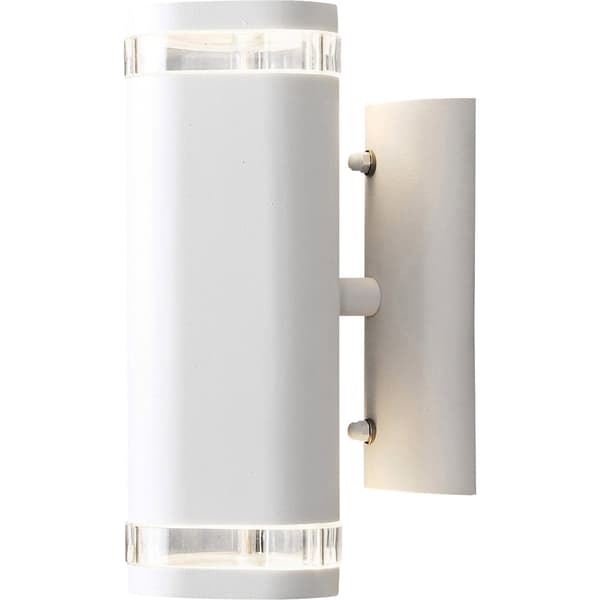 Modena Vegglampe opp/ned GU10 Hvit Gjennomsiktig, Hvit Modena Vegglampe opp/ned GU10 Hvit Gjennomsiktig, Hvit