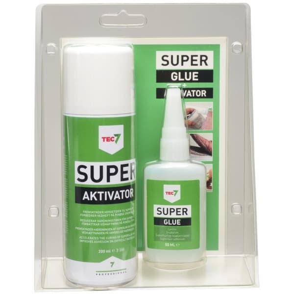 Super7 Plus 50ml flaske med 150ml aktivator Novatech