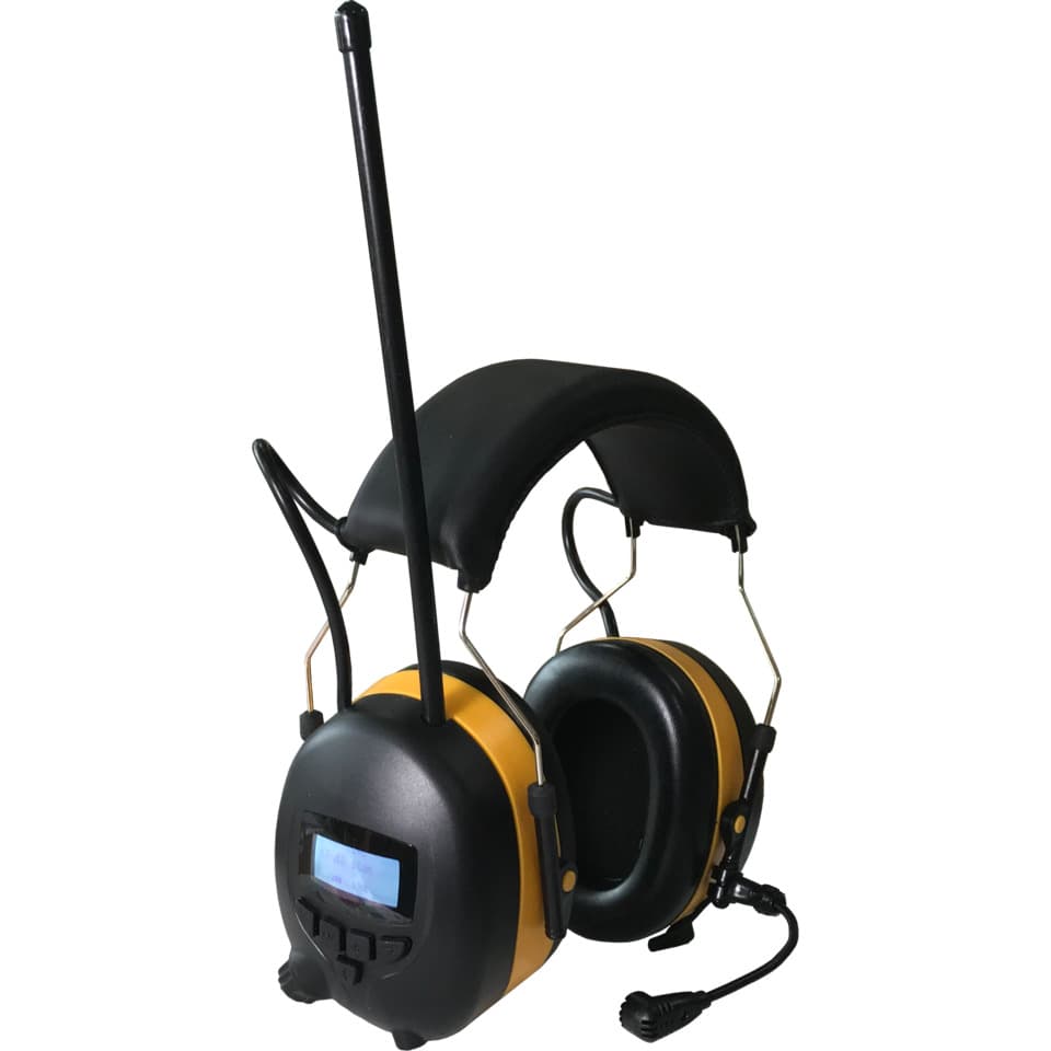 Hørselvern med DAB+/Bluetooth T-TEC