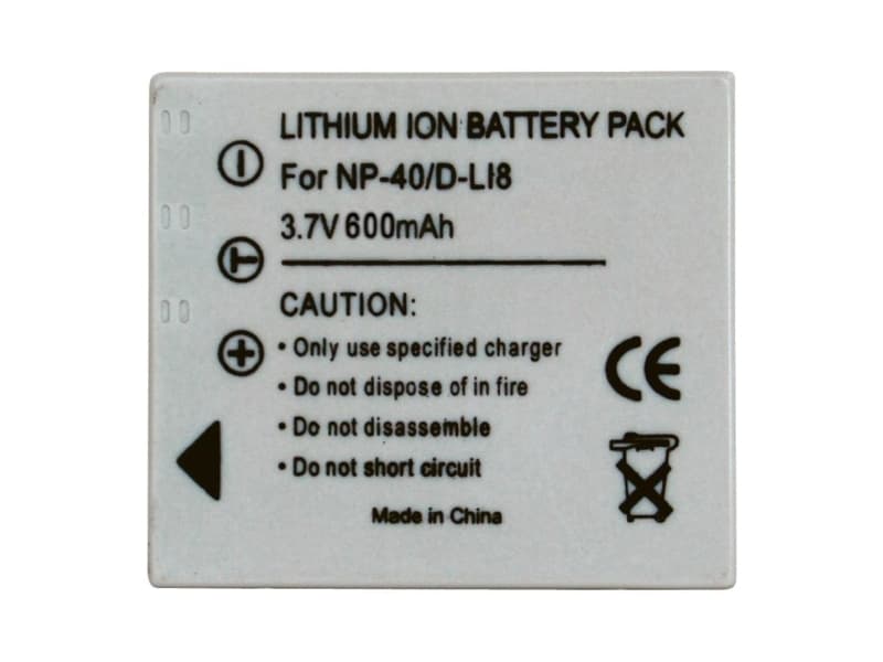 Conrad 250626, Lithium-Ion (Li-Ion), 600 mAh, Kamera, Agfa DC-735, BenQ DC E600, BenQ DC X600, Fujifilm FinePix F455, Fujifilm FinePix F460, Fujifilm