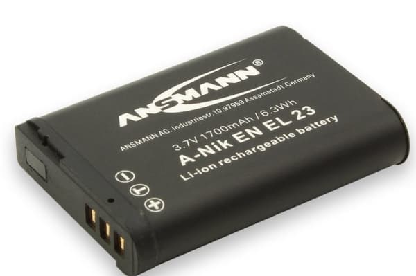 Ansmann 1400-0064, Lithium-Ion (Li-Ion), 1700 mAh, Kamera, Nikon Coolpix P600/S810c, 3,7 V, 1 stykker