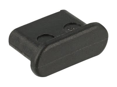 DeLOCK Dust Cover for USB Type-C Female - Dammskydd - svart (paket om 10)