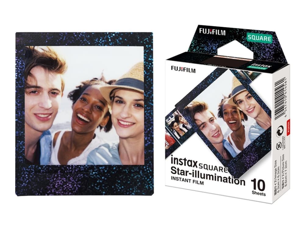 Fujifilm Instax Square Star illumination - Hurtigvirkende fargefilm - 10 eksponeringer