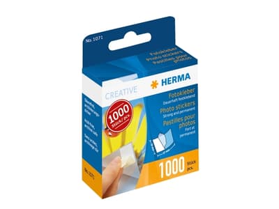 HERMA - Festeklister - 1.2 x 1.7 cm - permanent (en pakke 1000)