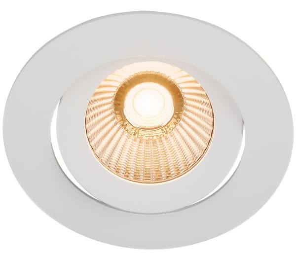 Alfa reflektor LED 10W matt hvit IP44 100PK