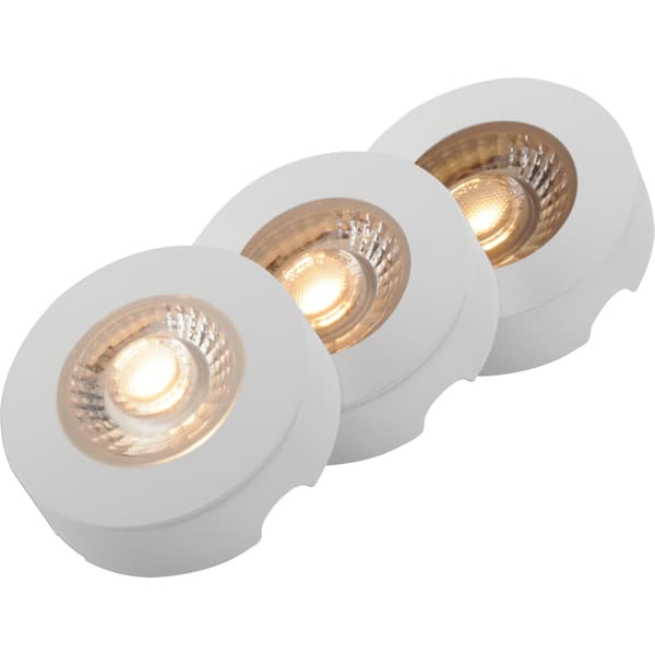 Namron skapbelysning LED 3x3W matt hvit