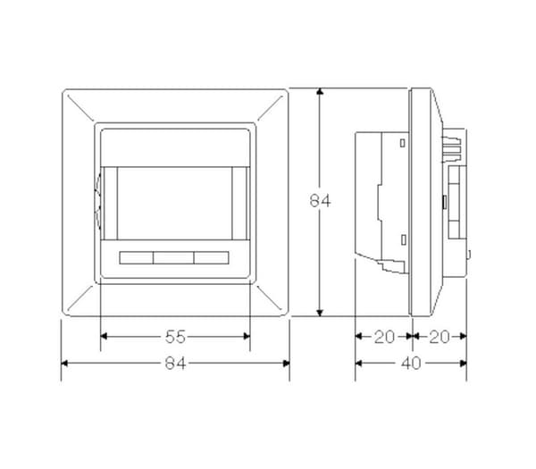 TERMOSTAT MSD4 SENTRALSTYRING