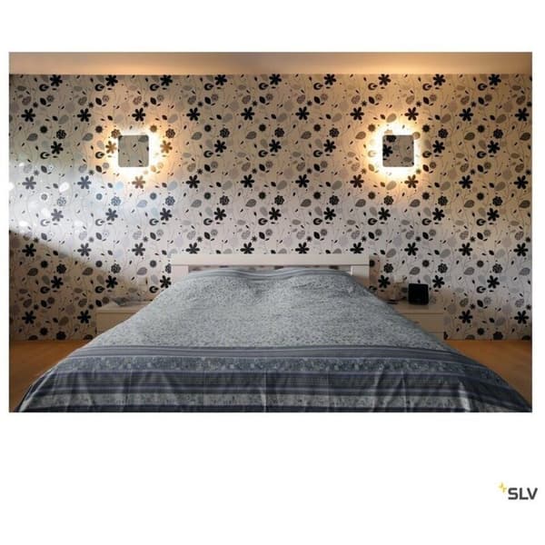SLV Plastra Square Vegglampe 3000K Hvit Gips