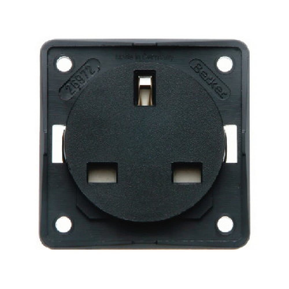 W4 Berker 13 Amp 3 Pin Socket (UK Plug)