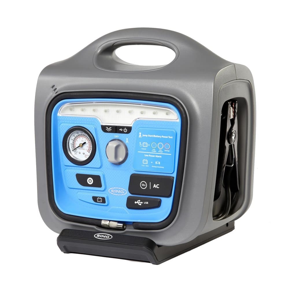 Ring 17Ah Power Pack/2.1A USB Compressor/Charge Station