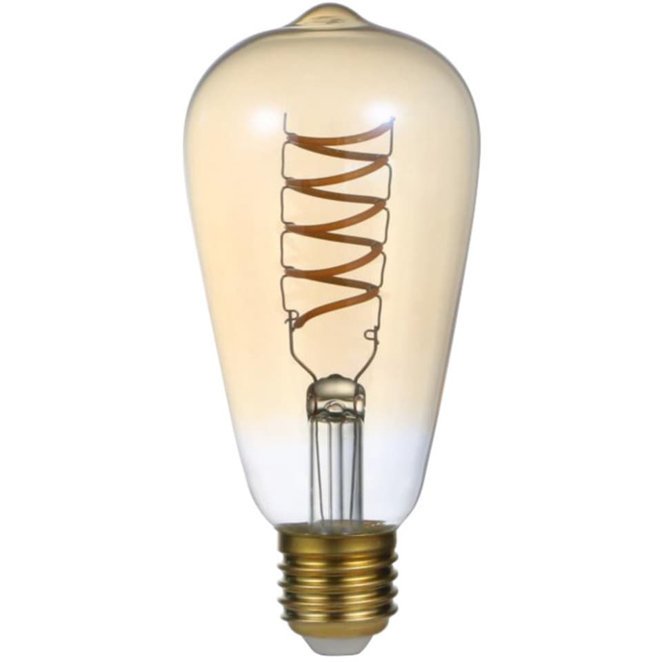 J&EL LED Filament Flex 5W E27 Gyllen ST64