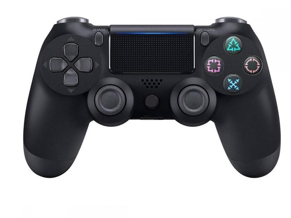 Musta langaton PS4-ohjain PlayStation 4: lle - bluetooth