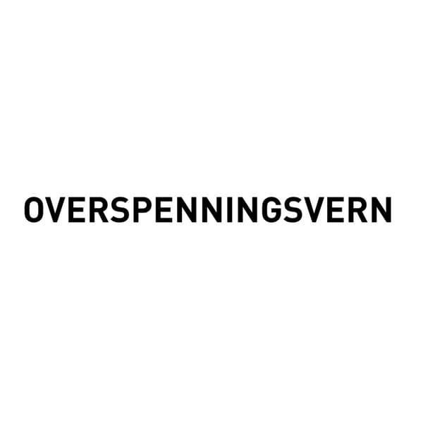 MERKESKILT GRAVERT OVERSPENNINGSVERN