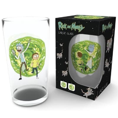 Rick And Morty Official Large Glass