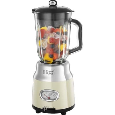 RUSSELL HOBBS 25192-56 - Blender Retro glasskål - 1,5 L - 800 W - Kräm