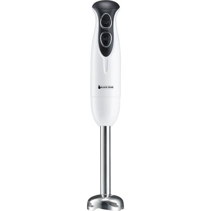 BLACKPEAR BMP 115 Mixerstempel - 200W - Fod i rustfrit stål - 2 hastigheder - Hvid
