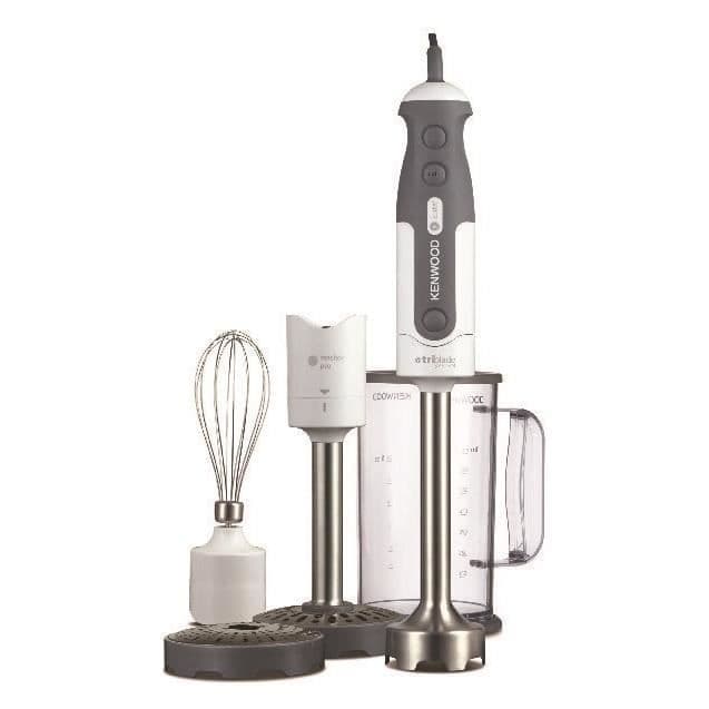KENWOOD HDP401WH Triblade Plunge Mixer - 800 W - Hvid / Grå