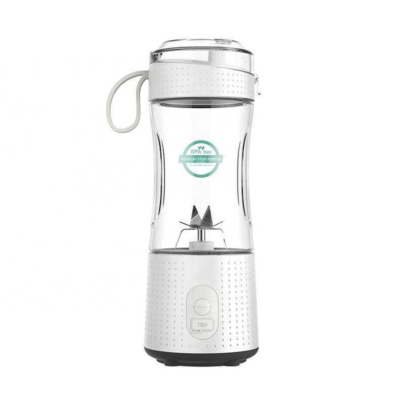 Sladdlös Mixer | Portabel USB blender med 6 blad, 380 ml, Vit färg