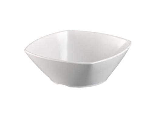 Skål 5.5 ltr 30x30x11 cm Kvadrat Melamin Hvid,1 stk