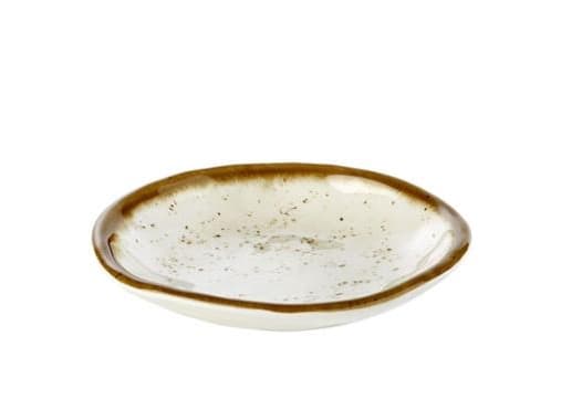 Skål Stoneart 15 cl Ø15.5x2.5 cm Melamin Hvid/Brun stenlook,1 stk