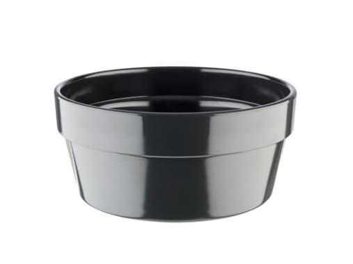 Skål Flower Pot 1.8 ltr Ø20x9 cm Melamin Grå,1 stk