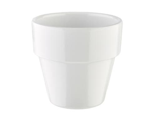 Skål Flower Pot 30 cl Ø9x8.5 cm Melamin Hvid,1 stk