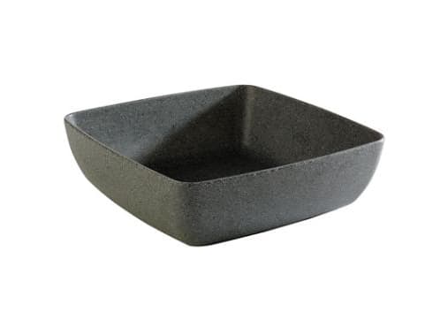Skål Frida 2.65 ltr 25x25x7.5 cm Melamin Grå Stenlook,1 stk