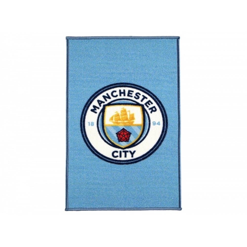 Manchester City FC Official Football Crest Rug