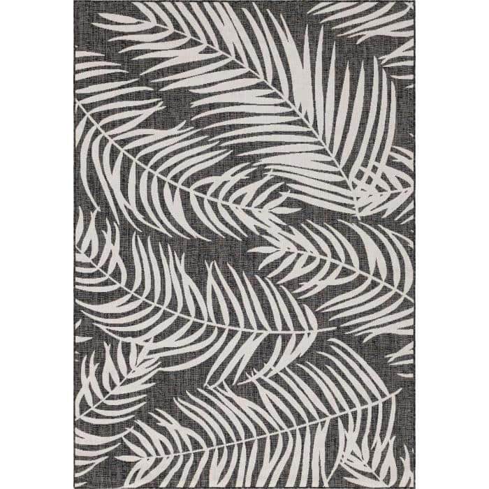 NAZAR Moa inomhus- / utomhusmatta - 160 x 230 cm - Svart