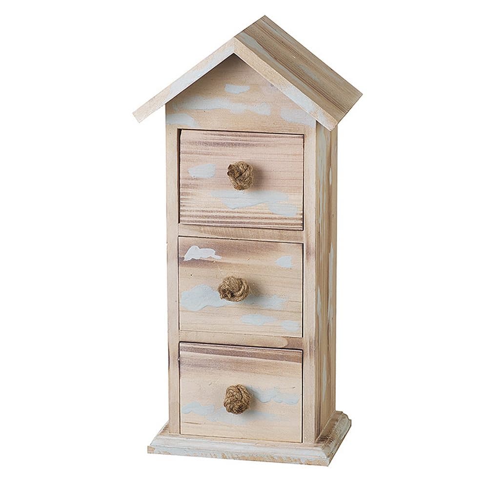 House Shaped Shelves With Drawers