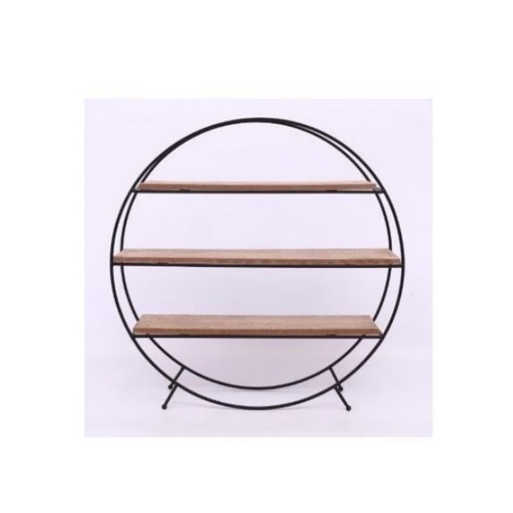 Round Standing Shelf Unit