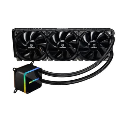ENERMAX vandkøling LiqTech II 360 sort universal kompatibilitetsstik Intel og AMD, Support 500W + TDP, vandblok Aurabelt med